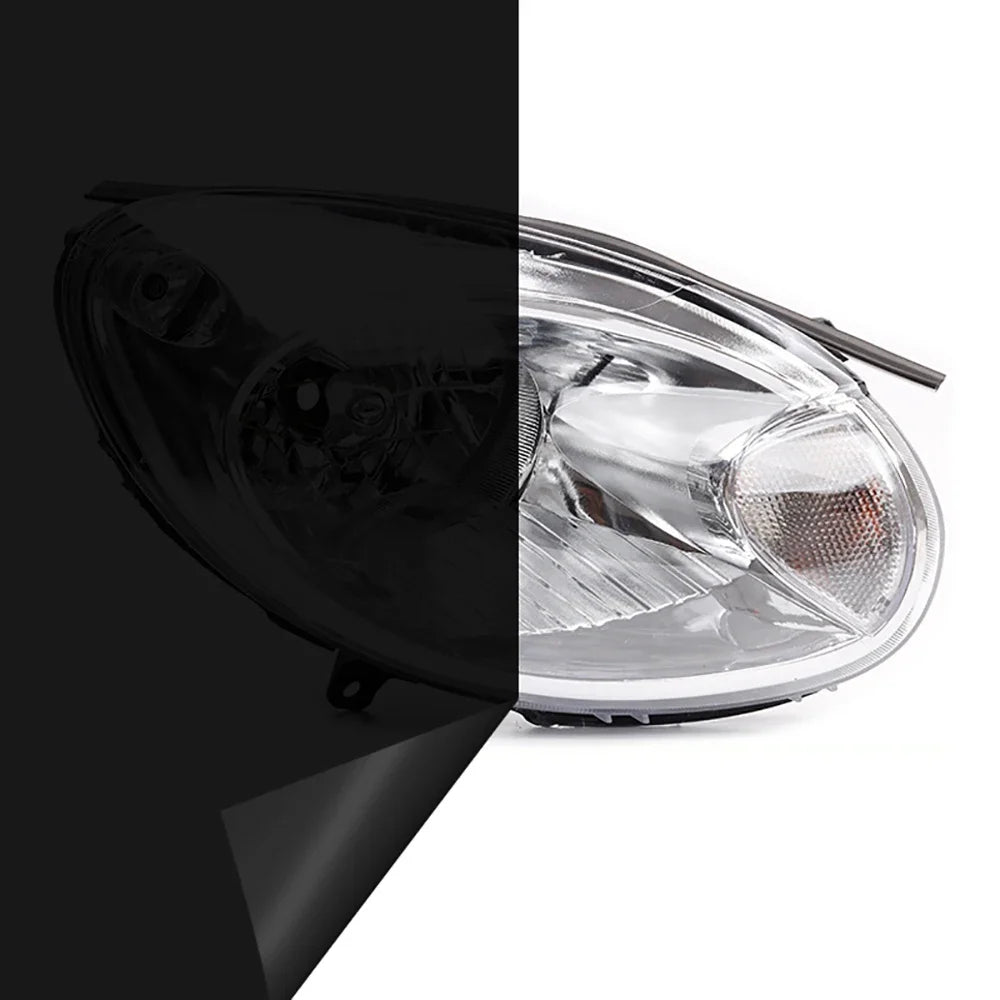 Headlight Taillight Smoke Black PVC Films Tint Wrap Cover