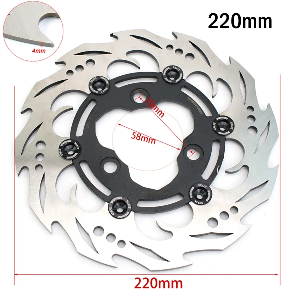 Universal 3 Holes Floating Brake Disc 220mm