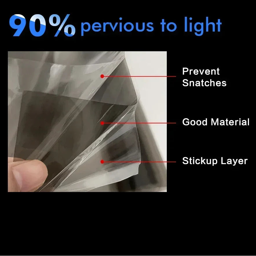 Headlight Taillight Smoke Black PVC Films Tint Wrap Cover